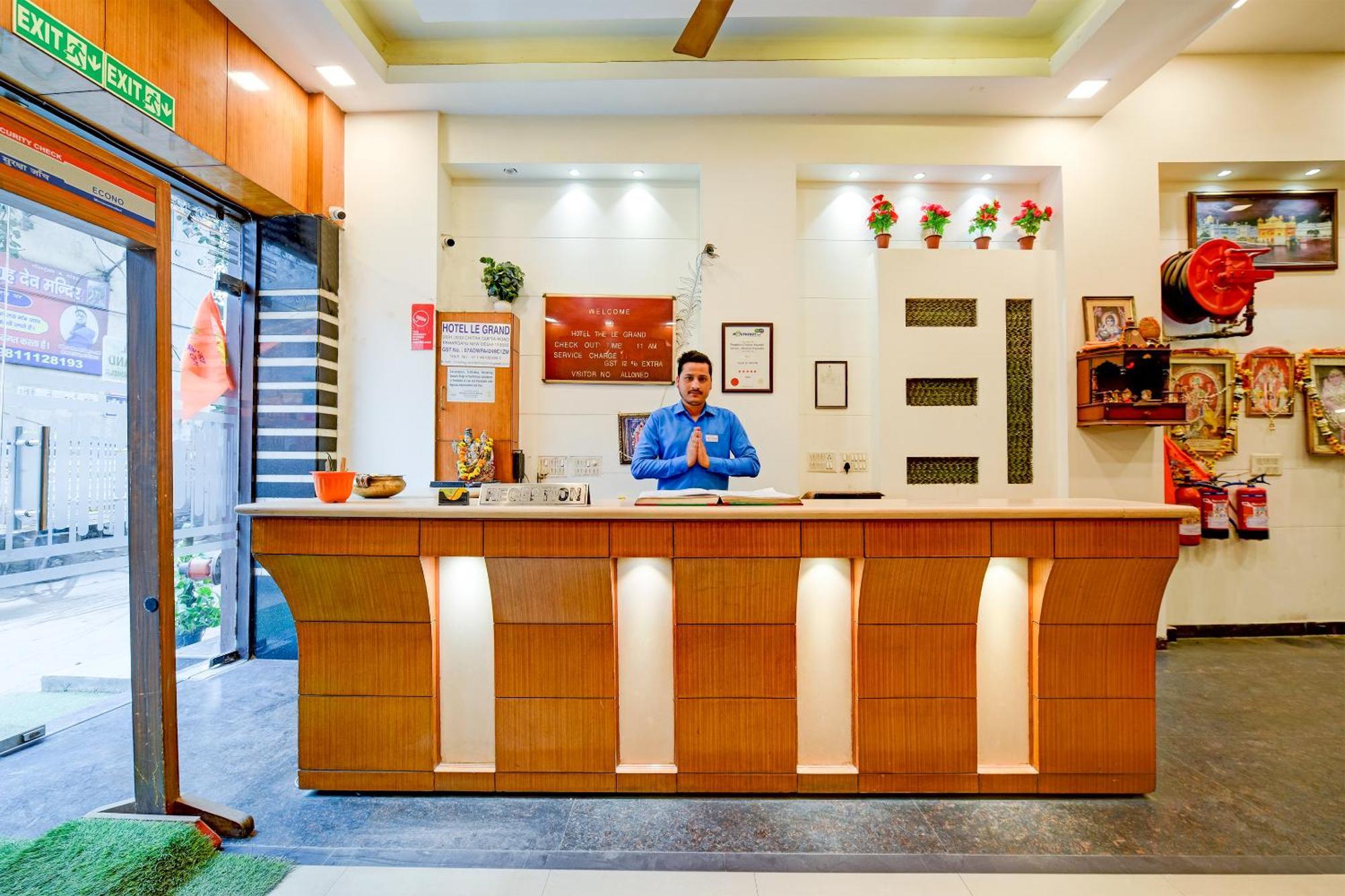 Hotel Le Grand - Walk-In From Rk Ashram Metro Station Neu-Delhi Exterior foto
